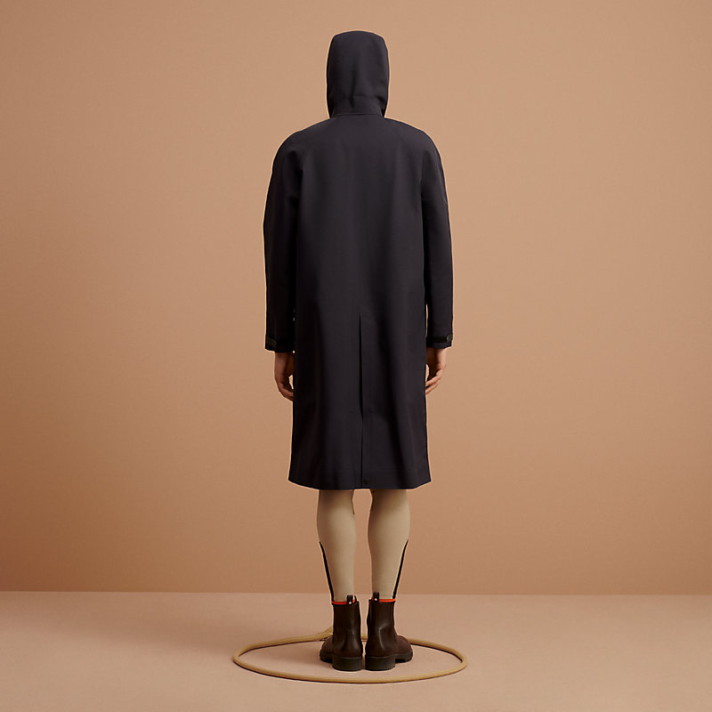 HERMES - エルメス 現行品 ロングブルゾン 紺色 新品の通販 by
